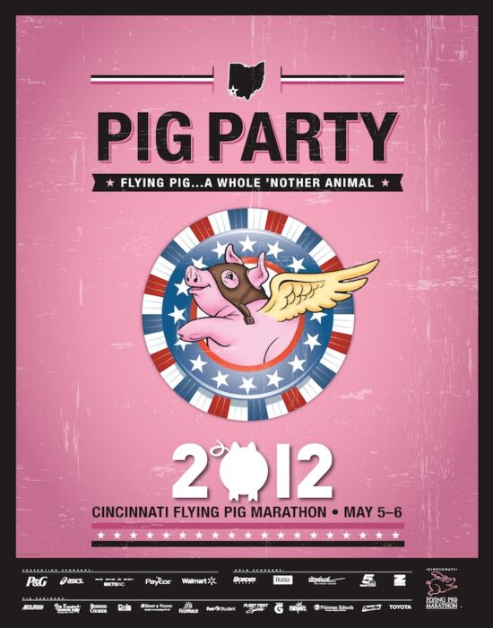 Flying Pig Marathon Poster Version 3